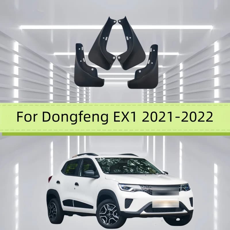 Car Mud Flaps Fender For Dongfeng EX1 2021-2022 Front And Rear Wheels Mudflaps Splash Guard Protection Accessories