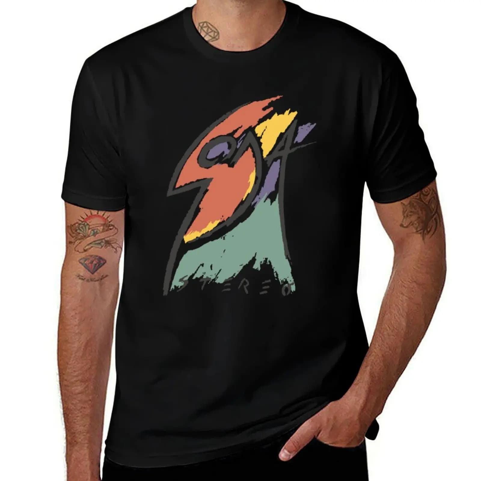 Soda Stereo Languis Camiseta esencial T-Shirt Festive Simple T-Shirt