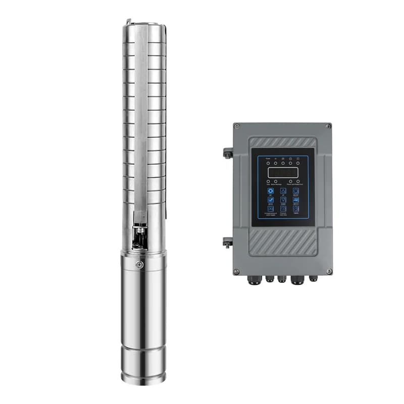 7500W 1.25-inch 500m AC/DC Automatic Controller Solar Stainless Steel Deep Well Pump for Agricultural Irrigation