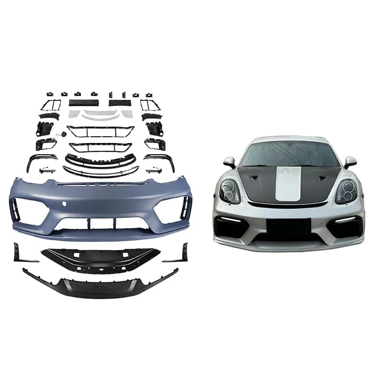 2012-2023 For  Cayman Boxster 981/982/718 GT4 Front Assy Body Kit Fog Light New Upgrs For 981 GT4 2016-2017 982 718 GT