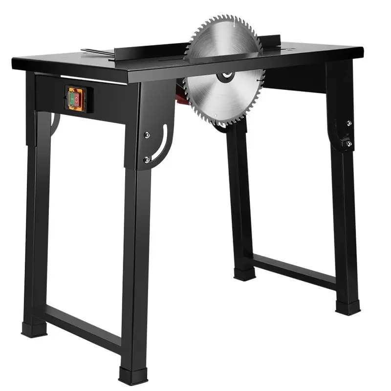 Portable Multi-Function Folding Woodworking Circular Saw Table Home Use Electric Motor 0.8kW 220V Small Solid Wood Board Cutting