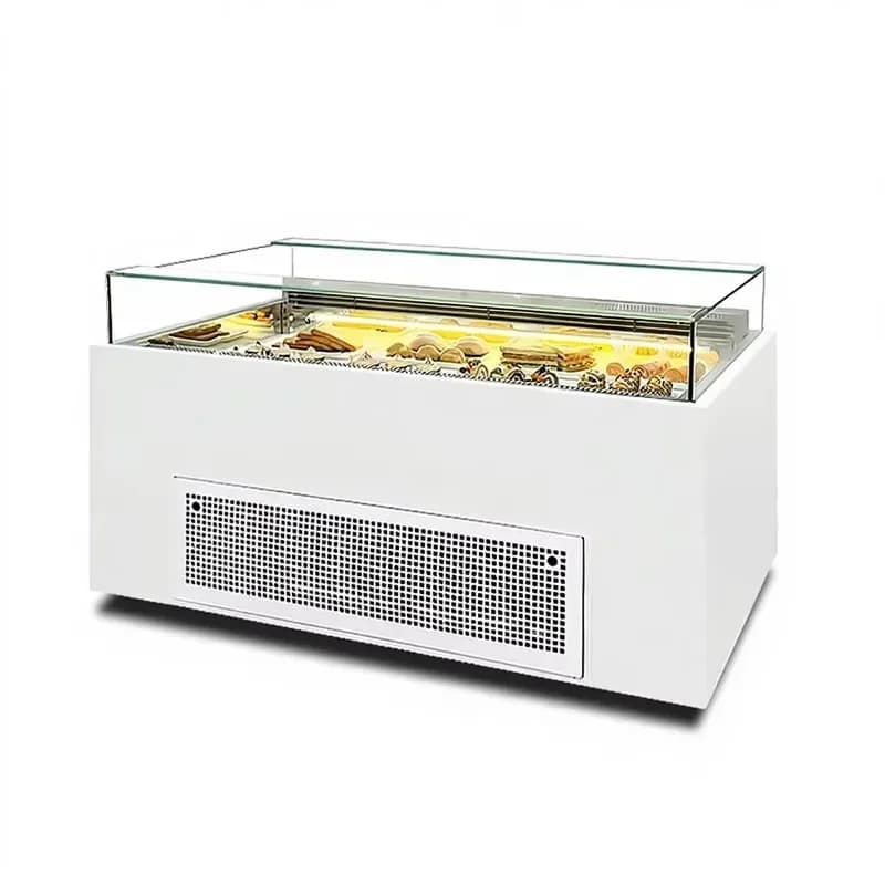 Open-Style Air-Cooled Sandwich Refrigerated Display Cabinet for Sushi and Fruit China