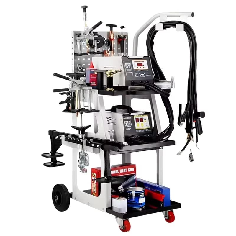 Fast Welding of Steel/aluminum Depression Repair Spot Welder Auto Repair Equipment 90E+6100