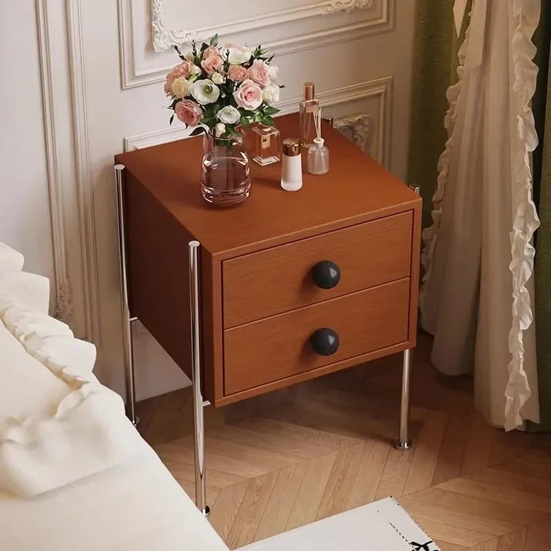 Salon Design Bedside Table Modern Nordic Unique Cute Universal Nightstand Table Space Saving Mesa De Noche Ornaments Home Decor