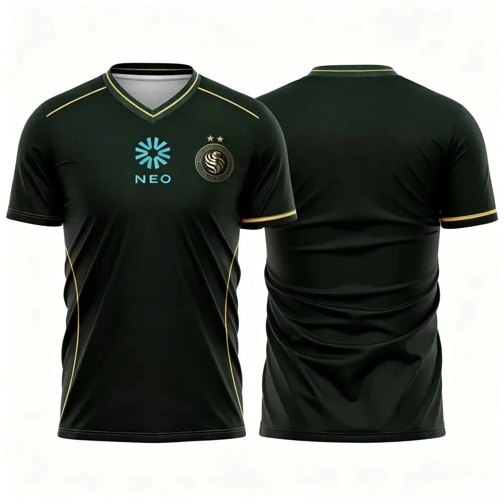 Team Falcons 2026 Training Uniforms CS2 Esports NIKO M0NESY Kyousuke Jersey T-shirts Men's O Neck Tees Gifts Custom Name Clothes