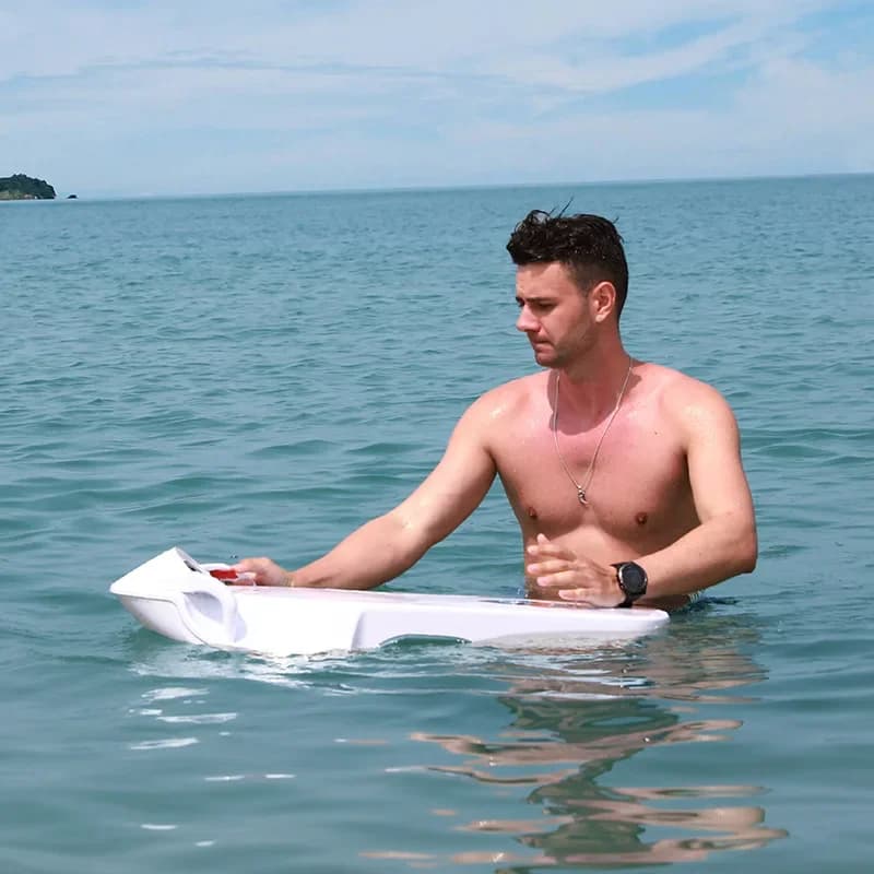 Popula Intelligent Electric Kickboard Surfboard Swimming Device Shark Power Skateboard Water Skiing Propeller Swimming Surfboard