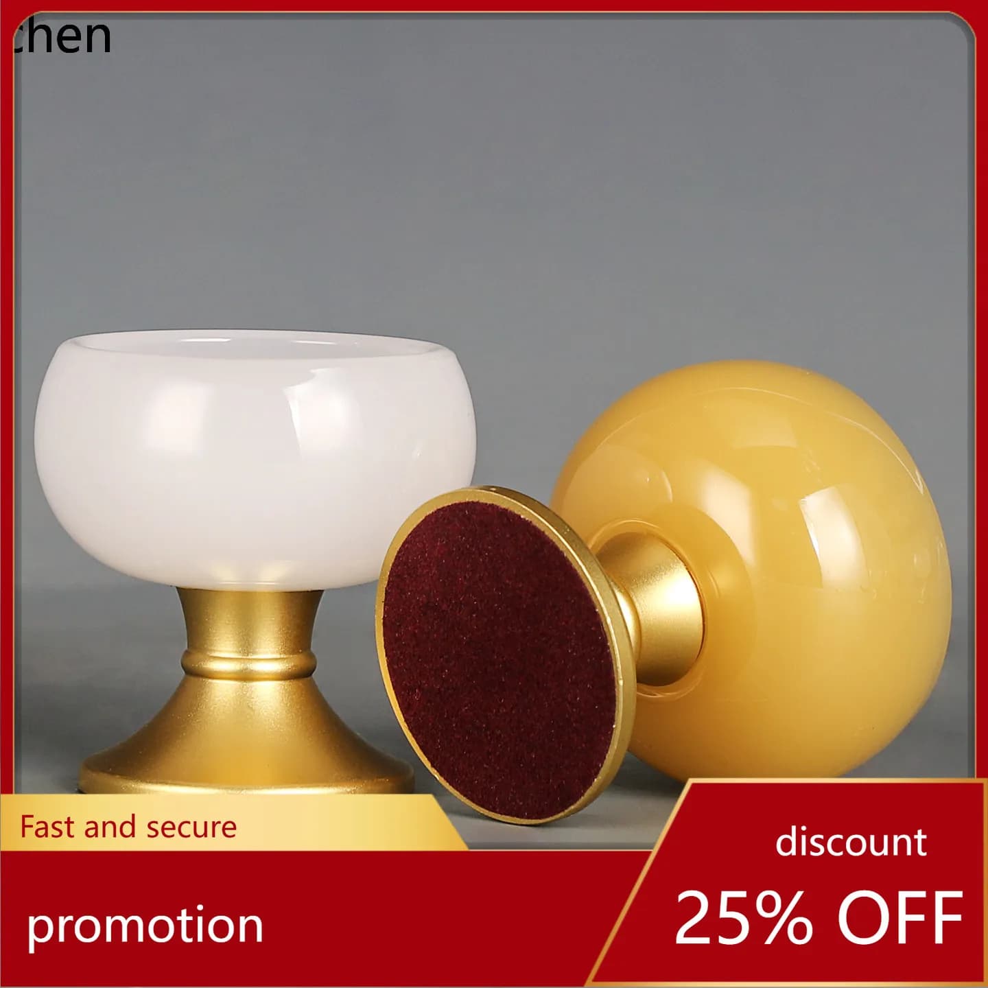 Cz white jade alloy buddha offering cup - water offering cup for buddha, statue, wealth, and sacred water