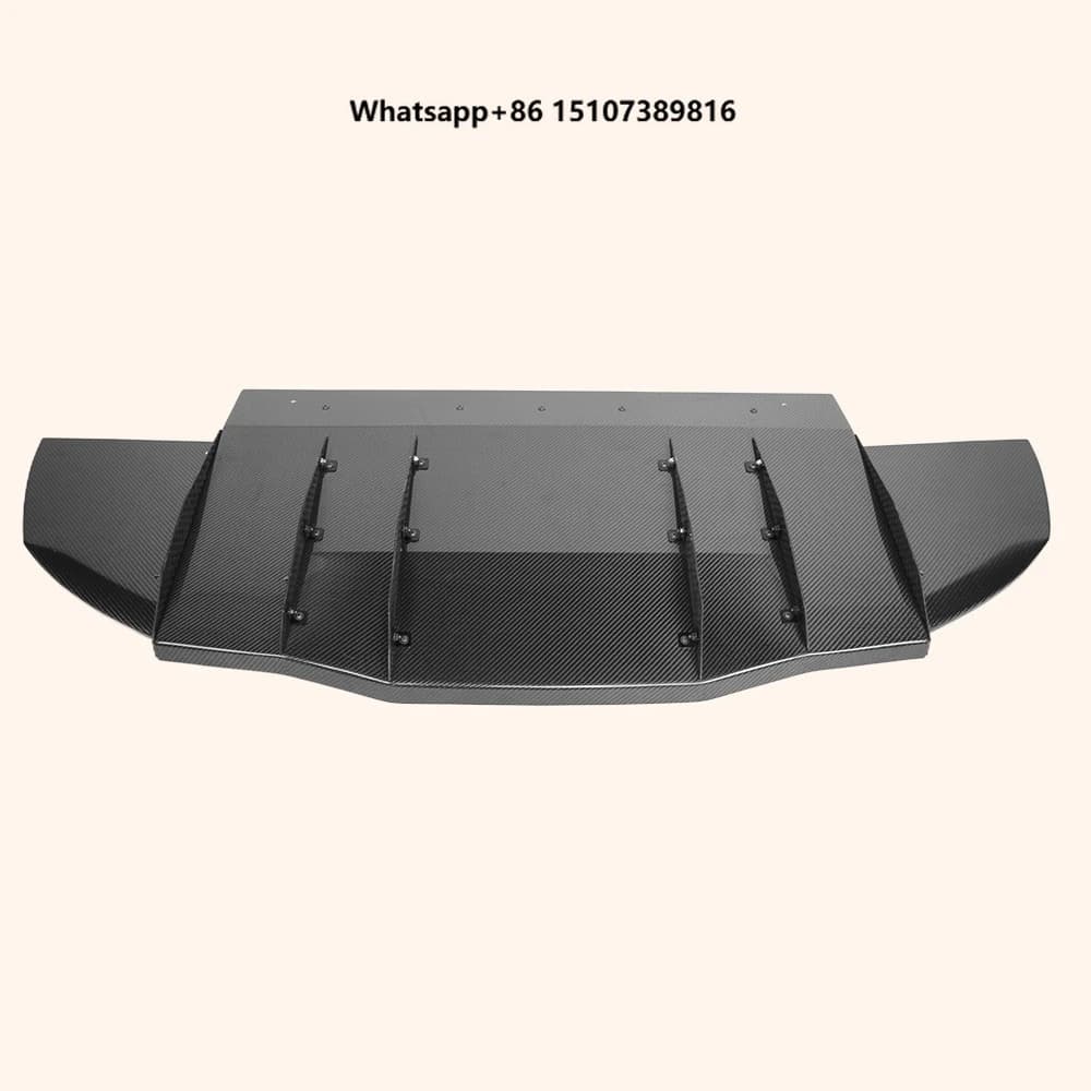 For 2022-2023 GR86 BRZ ZD8 VA1 Style Carbon Fiber Rear Under Diffuser Lip