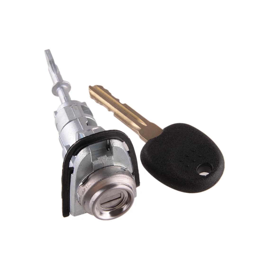 Car Front Driver Side Door Lock Cylinder with One Key Silver Zinc Alloy 819701MA00 Fit for Kia Forte Koup 2013 2012 2011 2010