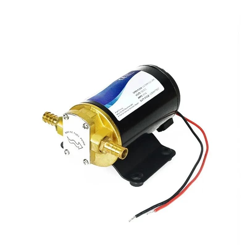 12V 24V 14L/min Large Flow DC Gear Oil Self-Priming   For Lubricating Oil Engine Oil pure copper gear