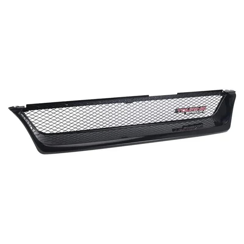 FOR Rejilla de malla para parachoques delantero de coche rejillas carreras de color negro brillante para Toyota Corolla AE101 19
