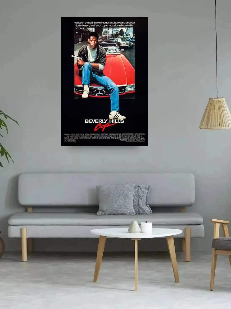 Beverly Hills Cop (1984) Movie, Art Picture Print Silk Poster, Home Wall Decor