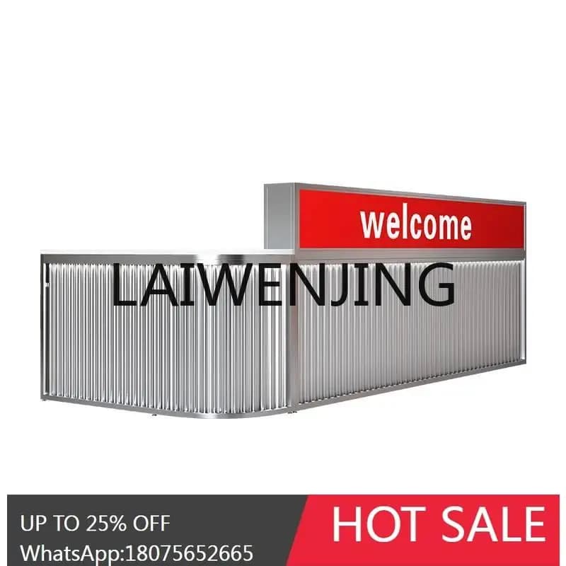 RWJ Internet Celebrity Corner Bar Milk Tea Shop Bar Company Reception Desk