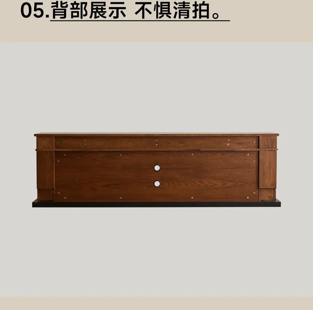 DSA antique fireplace TV cabinet ultra-thin retro floor-to-ceiling integrated storage locker all solid wood