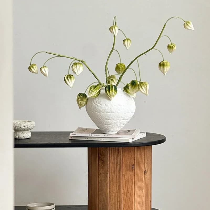 Lantern fruit simulated flower long branch high sense girl fruit sour berry branches fake flower home desktop vase flower