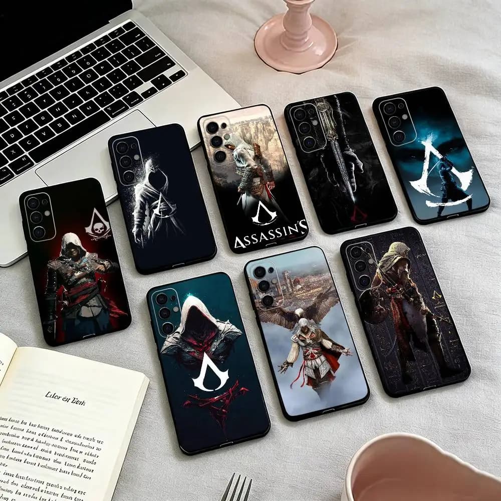 Assassin's Creed-d Phone Case Black Silicone Soft For Samsung S25,S24,S21,S22,S23,S30,Ultra,S20,Plus,Fe,Lite