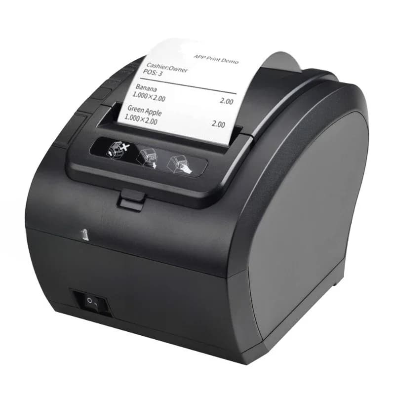 Thermal printer, supermarket cashier, kitchen ordering receipt printing