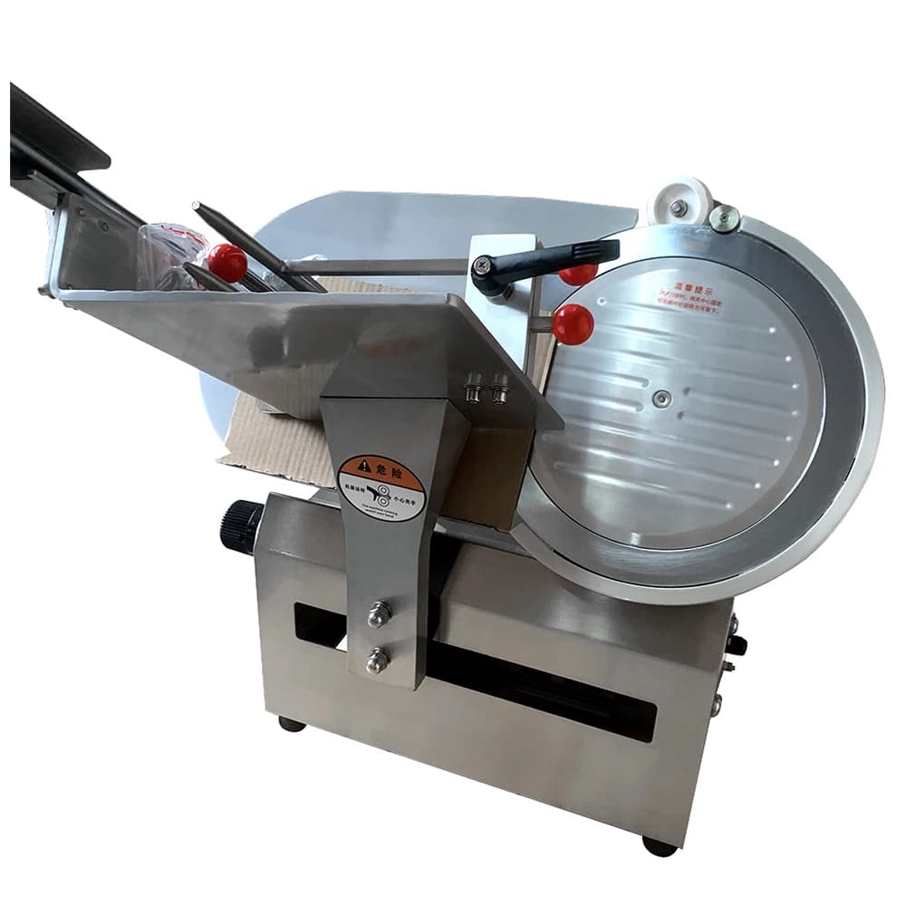 XEOLEO Commercial Meat Slicer Cutting Machine 13inch Meat Slicing Machine Automatic Deli Meat Slice Cutter Ham Salami Pastram