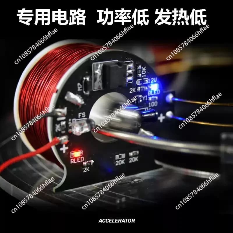 DIY Six Coils Electromagnetic Cyclotron Circular Accelerator for Student Science Experiment