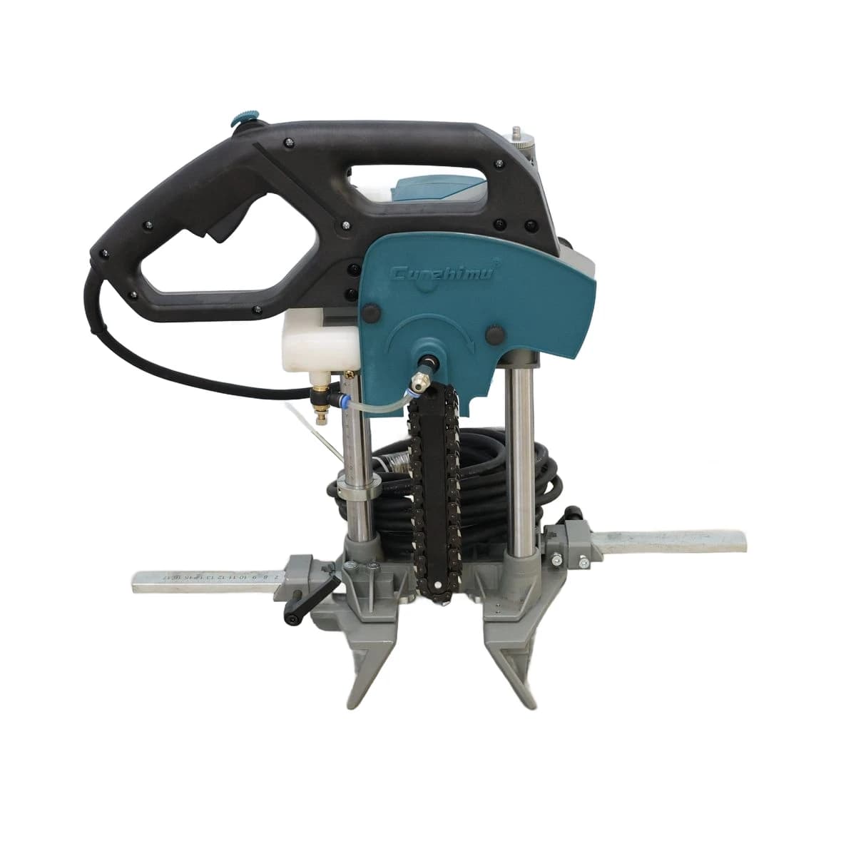 CZM-150 Wood Square Hole Machine Alloy Chain Mortising Cutter Pine Beech Fir Oak Timber Square Hole Drilling