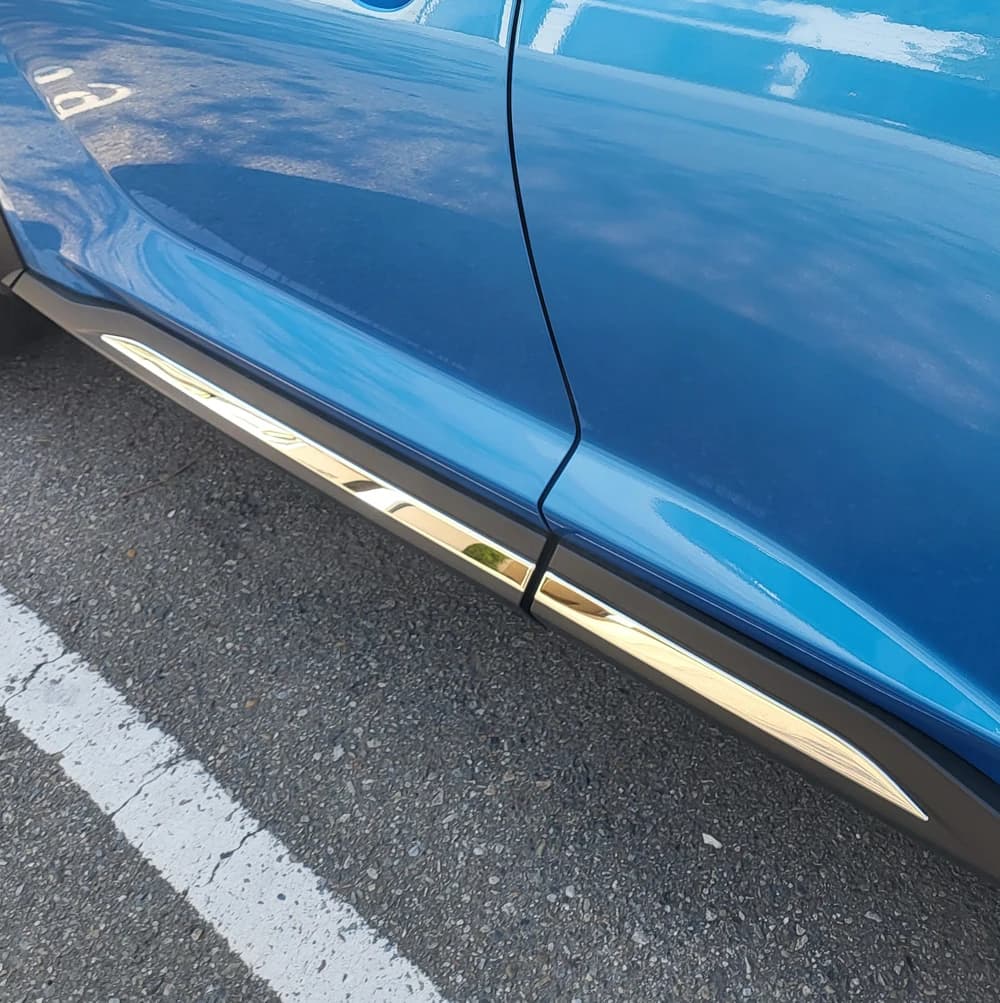 Car Stainless Steel Side Door Body Guard Strips Protector Decorative Cover Trims For Nissan JUKE F16 2019-2025