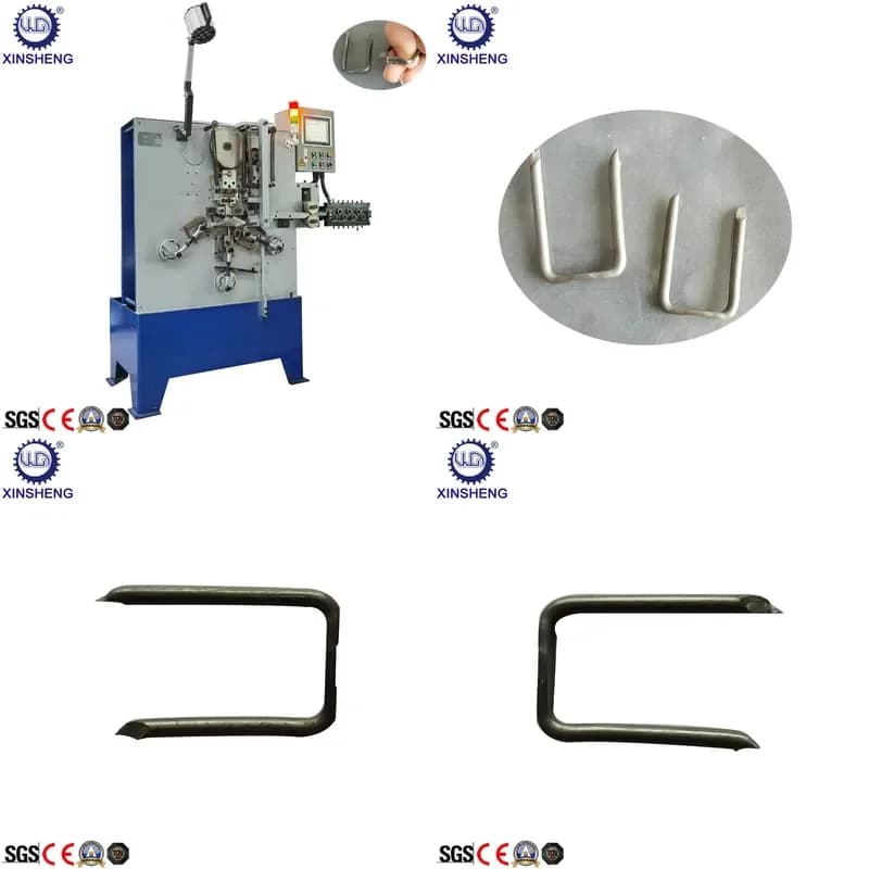 Deposit-Mechanical buckle forming machine 2-4MM steel wire wire hook bending buckle machine