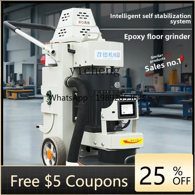 AB  Epoxy Clean Floor Grinder Terrazzo Polishing Machine Concrete Cement Grinder