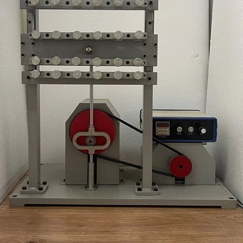 Rubber cracking tester, rubber crack resistance, compression material tester