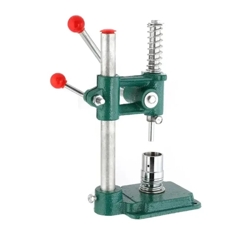 Manual Button Maker Cloth Buckle Fabric Covered Button Machine Button Mould Dies Hand Press DIY Tool with 3 Molds 300pcs Buttons