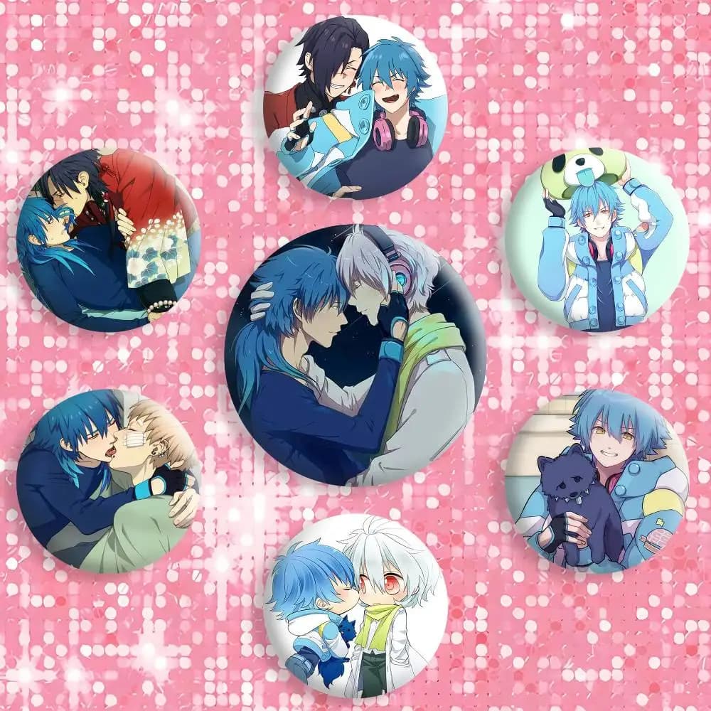 D-DRAMAtical Murder Clear Aoba Brooches Cartoon Badge Pins Backpack Hat Accessories Friend Gift