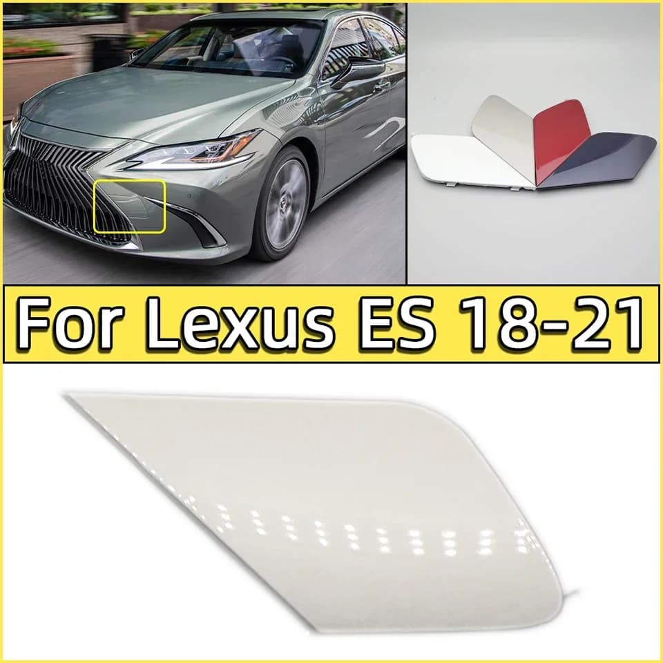 Auto Front Bumper Towing Hook Eye Cover Cap For Lexus ES ES200 ES250 ES260 ES350 ES300H 2018 2019 2020 2021 Hauling Trailer Lid