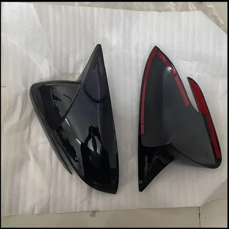 For Hyundai i30 2017-2019 Rearview Mirror Cover Caps Trim Decorative Frame Car Styling Auto Parts Accessories