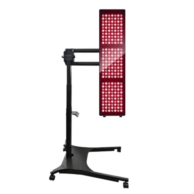Adjustable Height Remote Control Red Light Therapy Panel Floor Stand Movable Bracket Multiple Devices Integration