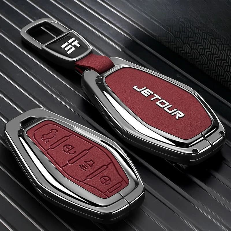 Premium Zinc Alloy Key Cover Case for JETOUR X70 Plus/X90 Pro/Shanhai T2/Shanhai T1/Dasheng IDM (2024-2025) - Key Fob Shell