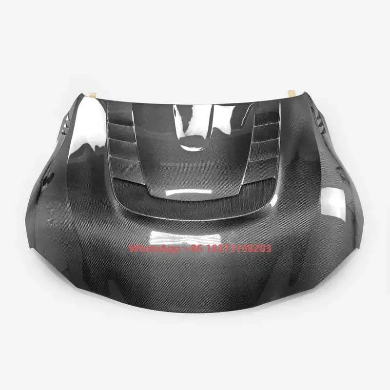 Carbon Fiber Fibre V Style Front Engine Hood Bonnet for A90 A91Mk5 Supra 2019-2024