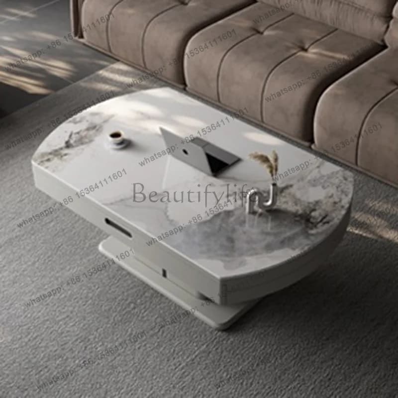 Classy Round Coffee Tables Luxury Around Corner Foldable Adjustable Coffee Tables Laptop Designer Mesas De Centro Furniture Home