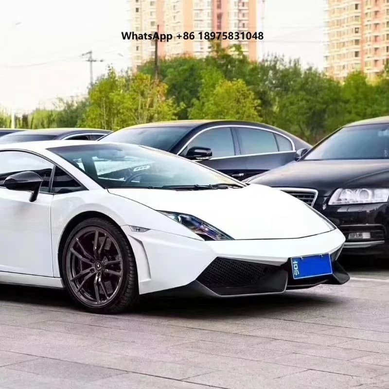 Used forLamborghini Gallardo LP550_560_570 Modified DMC Style Semi Carbon Fiber Front Bumper High-quality Front Bumper Body Kit