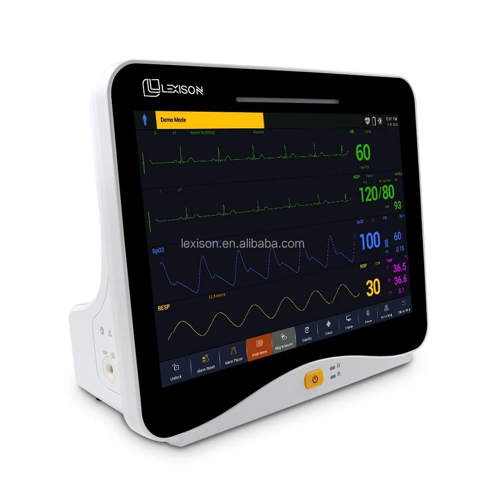 PPM-H10V 10.1-inch Touchscreen Multi-parameter Veterinary Patient Monitor for Pets