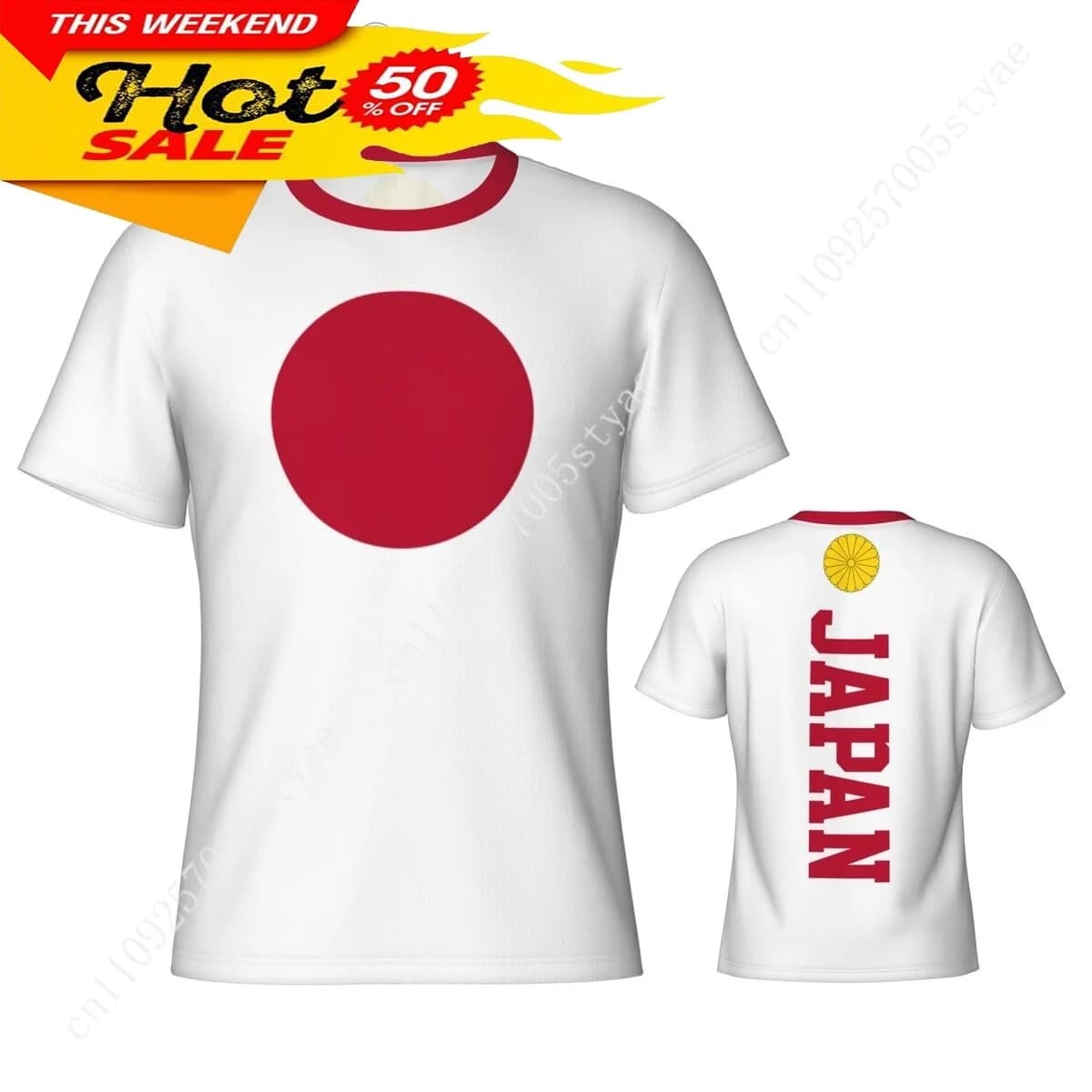 Japan Flag Japanese Tshirt Men Tees 3D Sports Jersey Fashion Soccer Clothes Football Fans Gift Patriotic T-shirt T Shirt