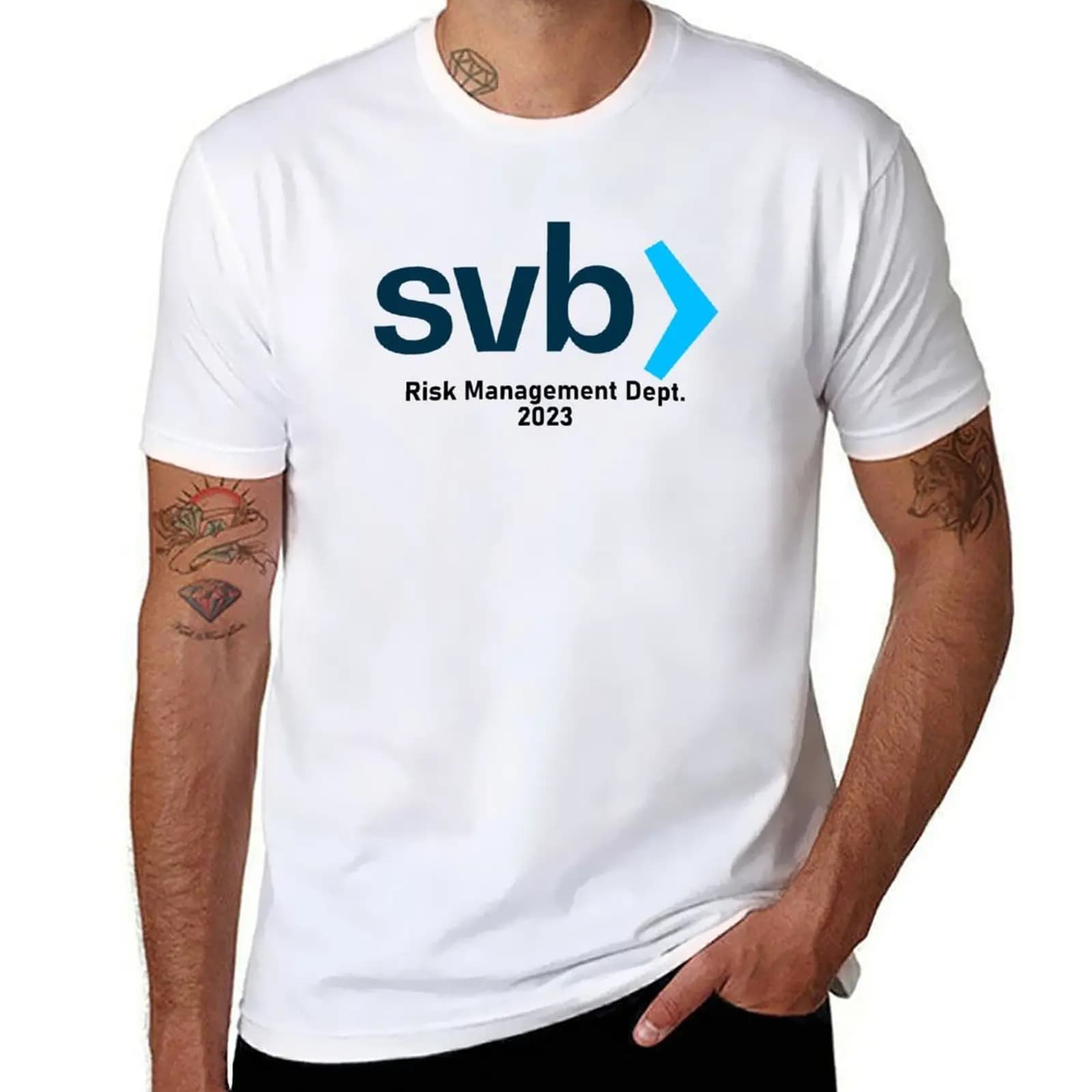 Silicon Valley Bank Risk Management Dept 2023 Funny Finance Meme Design Gift T-Shirt
