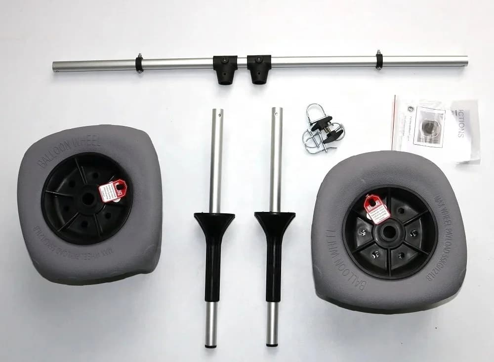 Accessory Simple Inflatable Trailer Air Inflation Balloon Wheel  Inflatable Trolley Beach
