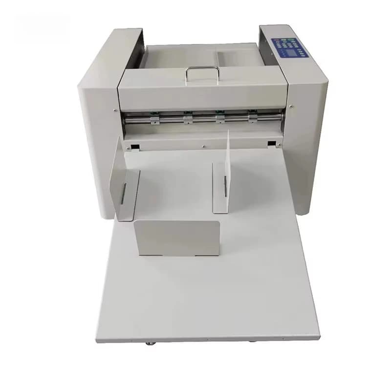 370Y Digital Manual Paper Creasing Machine New Condition with Adjustable Depth for Dotted & Solid Lines Creasing