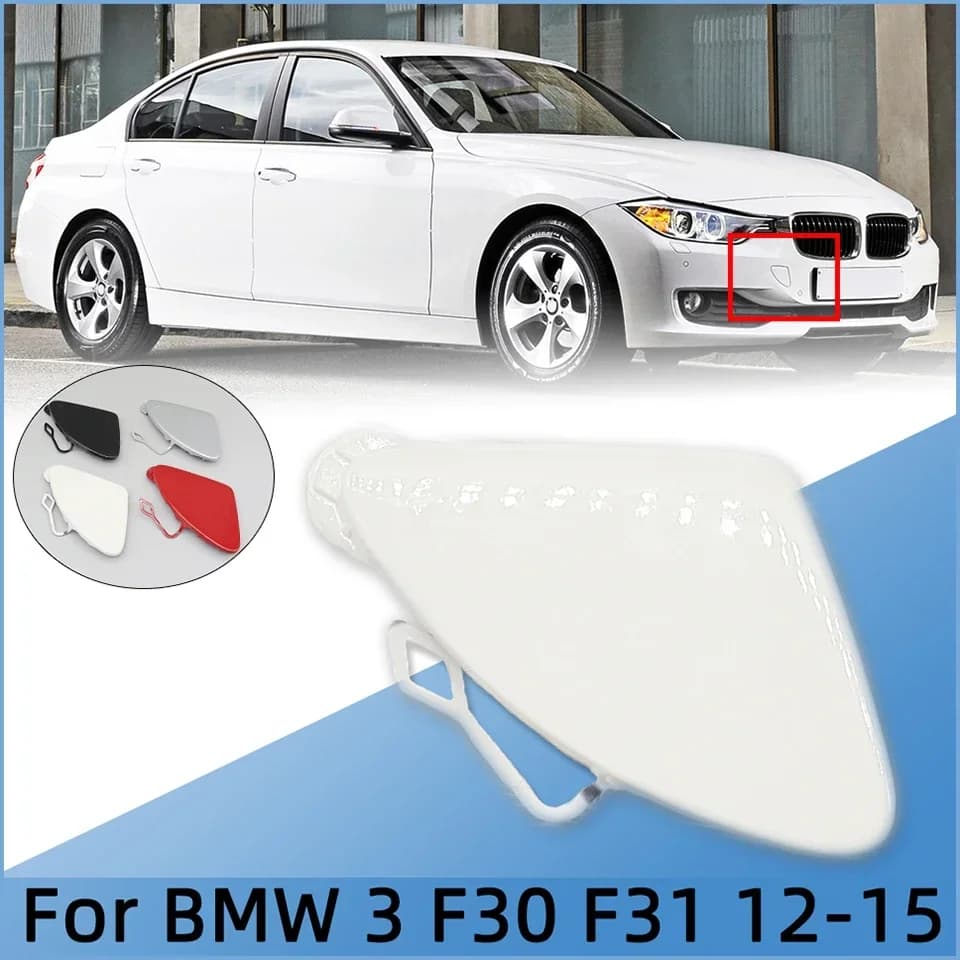 For BMW 320 328 330 335 F30 F31 2012 2013 2014 2015 Auto Front Bumper Tow Hook Cover Cap High Quality Tow Eye Lid Painted Trim
