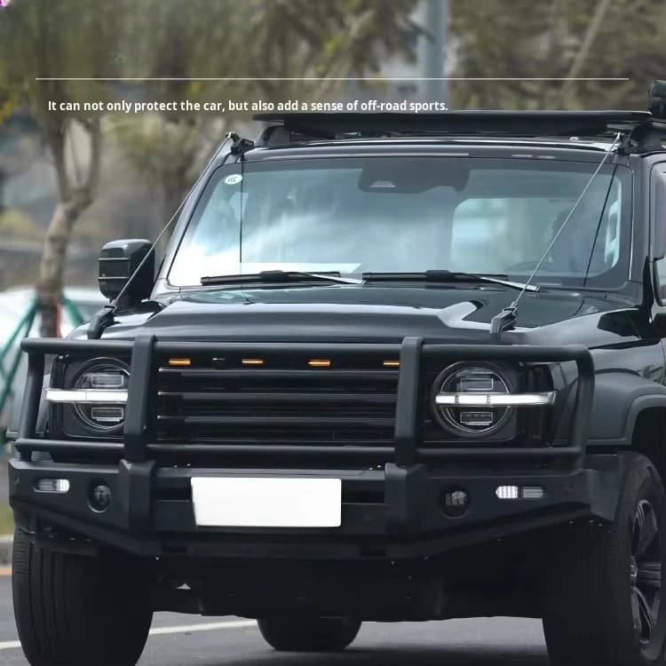 New Tengqian Tank 300 Bull Bar Front Bumper Modification Parts Engine Cover Sand Stone Guard Tail Wing Competition Urban Version