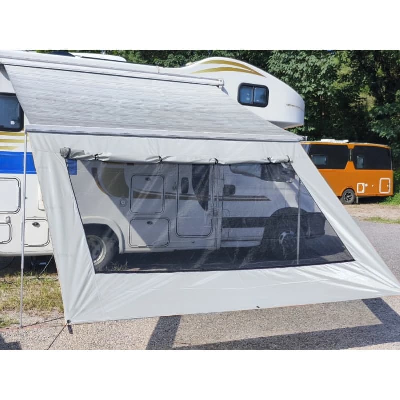 RV Expansion Side Canopy Oxford Fabric Outdoor Car Side Awning UV Blocker Caravan Camper Motorhome Side Sun Shades Extended