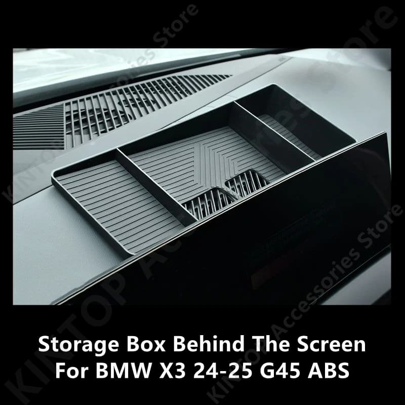 For BMW X3 24-25 G45 ABS Storage Box Behind The Screen,Car Interior Decoration Protection Accessories Refit