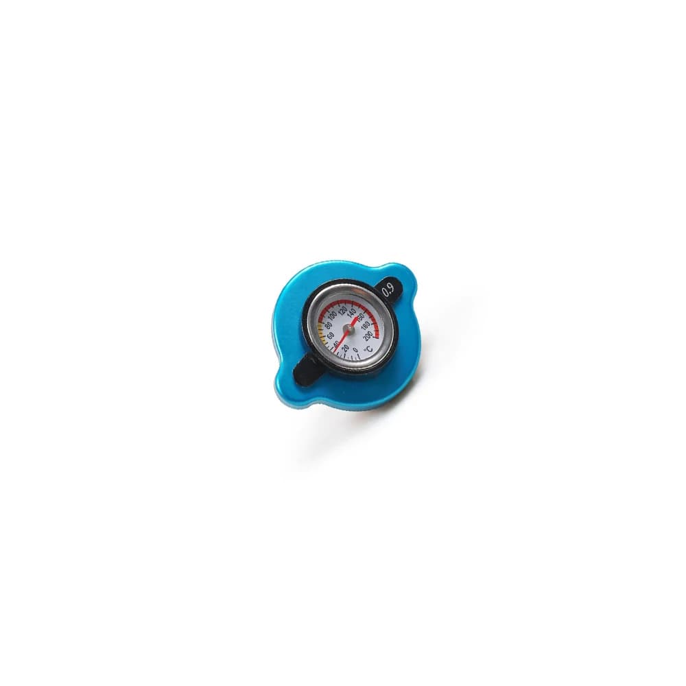 Universal Radiator Cap With Water Temperature Gauge 0.9 Bar Thermo Tank Cover For Excavator Engineering Machinery