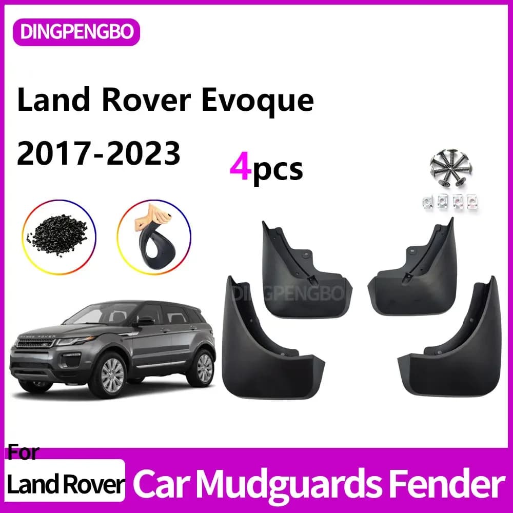 Mudflaps Fender for Land Rover EVOQUE 2019-2023,Mud Flaps, Splash Guards, Front and Rear Wheels Fender,Accessorie