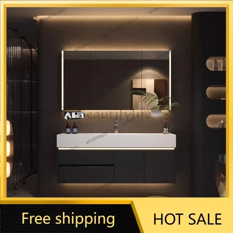 YJ Luxury Drawers Cupboard Paper Skincare Modern Space Saver Partitions Display Bathroom Cabinet Storage Gabinete Hotel Furnitur