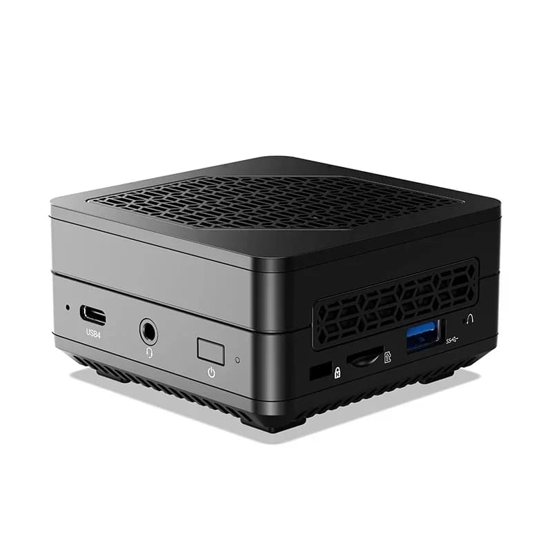 Gold SellerHigh Quality 8cm N100 Mini PC R7 7840U Octa Core Mini Gaming PC RX780M GPU Portable DDR5 Mini PC
